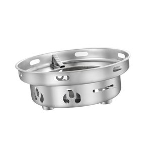 Magideal - Estufa De Alcohol Al Aire Libre Estufa De Camping Estufa Soporte Compacto A Prueba Quemador De Alcohol Horno Estufa De Cocina Para Acampar,