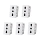 thumbnail image 1 of Pack 5 Modulo Tomacorriente 10/16A 250V Blanco, 1 of 4