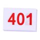 thumbnail image 1 of Babero Para Correr Números De Competidor Ligeros Para Gimnasia Baloncesto Fútbol 401 A 500, 1 of 5