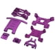 thumbnail image 3 of RC Upgrade Kit Parachoques Delantero Para Wltoys 144001 144002 1:14 Model Car Purple, 3 of 5