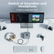 thumbnail image 2 of Hub USB C para Mac Mini Dock GIISSMO M4 con HDMI 4K de 10 Gbps, 2 of 3