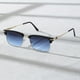 thumbnail image 3 of 1 Pair Of Men's Metal Punk Sunglasses, Men's Fashion Sunglasses, 3 of 5