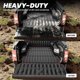 thumbnail image 3 of Alfombrilla para Cama y Portón de Camioneta LASFIT para Ford Maverick 2022-2026 Híbrido y Gasolina, Ajuste Personalizado TPE Todo Clima (No Compatible con Forro Drop-in), 2 Piezas Negro, 3 of 8