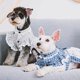 thumbnail image 3 of Vestido para perro Pet Life Touchdog 'I Love Poochi' con estampado a cuadros tipo mandil de cocina, 3 of 8