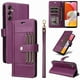 thumbnail image 1 of FOXDOCK Funda tipo Cartera para Samsung Galaxy A14 – Cubierta de Cuero PU con Múltiples Ranuras, Bolsillo para Efectivo y Correa de Muñeca, 1 of 6