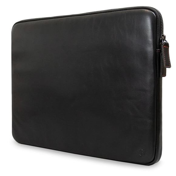 Funda para Laptop Casemade 14" de Cuero Vacuno Grueso con Forro de Lana