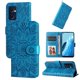 thumbnail image 3 of Funda tipo cartera FOXDOCK para OPPO Reno 7 5G , diseño girasol en relieve, cuero PU, cierre magnético, soporte y tarjetero, 3 of 5