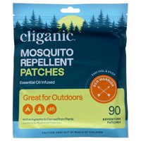 Parche Repelente Cliganic Outdoor Unisex 90 Parches