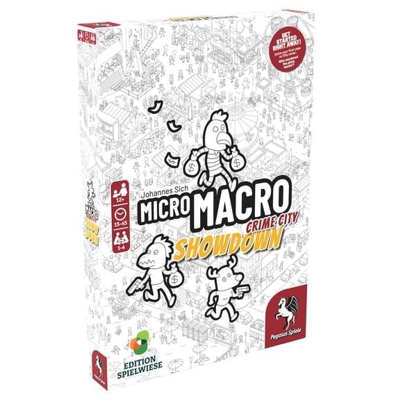 Juego de mesa Pegasus Spiele Micro Macro Crime City: Showdown