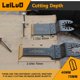 thumbnail image 3 of Kit de hojas de sierra LEILUO Titanium, 10 unidades, universales, 3,5 cm, 3 of 8