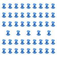 Ioensy - 50 Piezas De Aisladores De Cerca Eléctrica, Aisladores De Alambre Para Contención De Mascotas, Granja, Azul