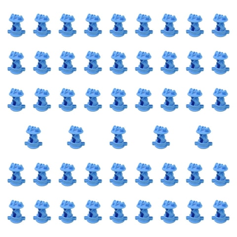 Ioensy - 50 Piezas De Aisladores De Cerca Eléctrica, Aisladores De Alambre Para Contención De Mascotas, Granja, Azul