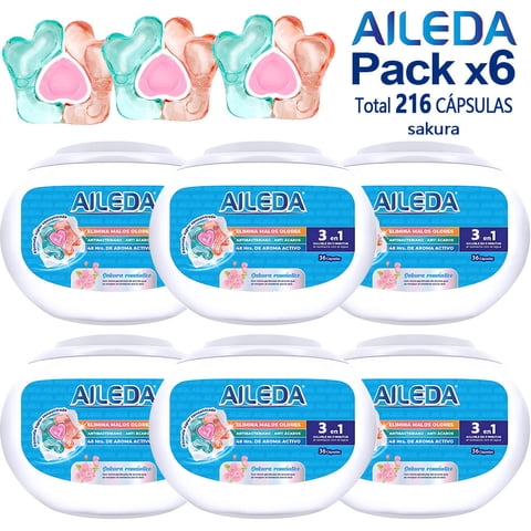 Detergente En Capsulas Aileda Sakura Romantica (En Total 216