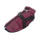 thumbnail image 4 of Abrigo para perro con arnés, chaleco para clima frío, grueso, impermeable, protección, ropa cómoda para perros pequeños, chaqueta con cremallera para L, 4 of 5