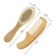 thumbnail image 2 of Kit Cepillo Peine Madera Cerdas Suaves Bebés Recien Nacidos, 2 of 3