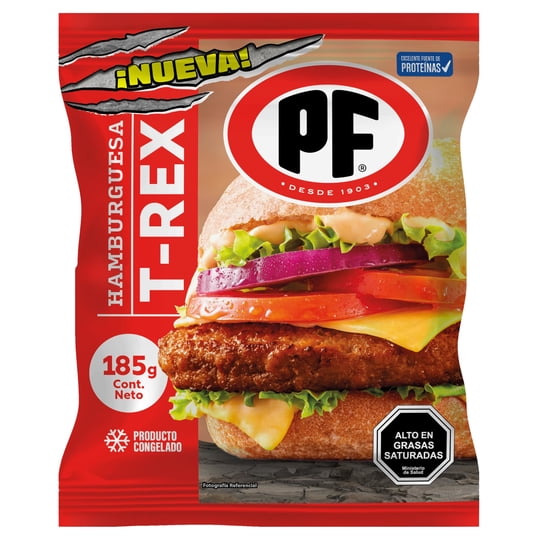 Hamburguesa T-rex 185 g PF