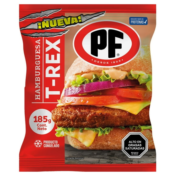 Hamburguesa T-Rex, 185 g