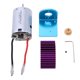 thumbnail image 5 of Para Wltoys 12428 12423 Coche 540 Motor + Disipador de calor + Motor Asiento + Engranaje + Tornillo + Llave, 5 of 5