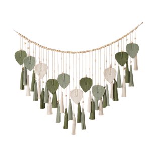 Bothyi - Tapiz Tejido De Macramé Para Colgar En La Pared, Para Sala De Estar, Apartamento, Fiesta