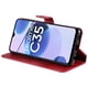 thumbnail image 3 of Funda Billetera para Realme C35 con Porta Tarjetas y Soporte Ajustable Rojo, 3 of 6