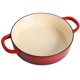 thumbnail image 5 of Olla de barro Braiser Crock-Pot de hierro fundido esmaltado artesanal de 5 litros, color rojo, 5 of 7