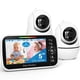 thumbnail image 1 of Monitor para bebé GoodBaby con pantalla dividida de 5" y 2 cámaras con audio, 1 of 8