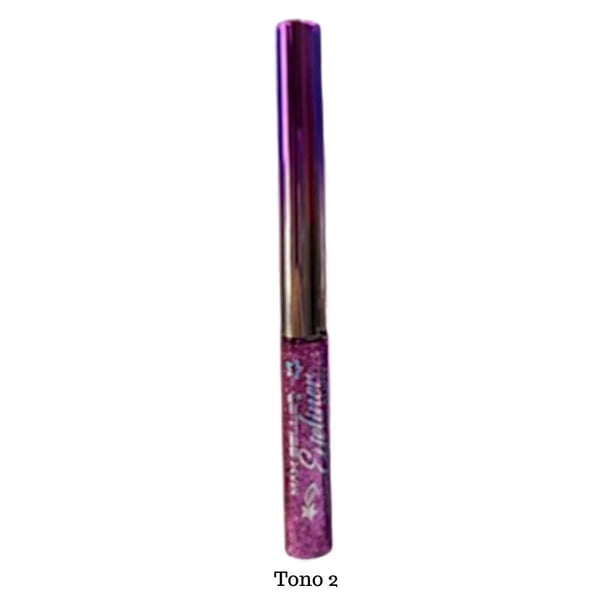 Delineador Liquido Glitter Max Belle T02
