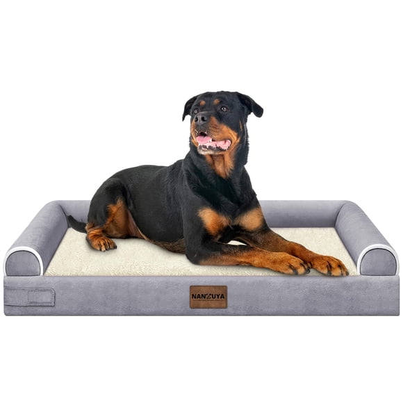 Cama Grande para Perro NANUYA Ortopédica 86x74 cm Impermeable