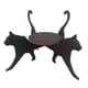 thumbnail image 4 of Soporte Para Macetas Con Silueta De Gato Para Entusiastas De La Sala De Estar Al Aire Libre, Soporte Para Plantas Negro, 4 of 5