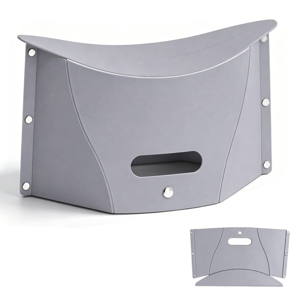 Taburete Koofull plegable portátil 254 g gris claro