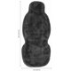 thumbnail image 3 of Funda de asiento de coche Eurow Easy-Install de piel de oveja de felpa gris, 3 of 6