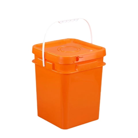Bothyi - Cubo Cuadrado Resistente Para Lavado De Coches, Mejoras Del Hogar, Limpieza Del Hogar, 13 L, 25,5 X 25,5 X 31,1 Cm
