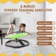 thumbnail image 5 of Silla giratoria Zhenx para niños autistas con entrenamiento sensorial, 5 of 7