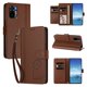 thumbnail image 2 of Funda Cartera Trébol para Xiaomi Redmi Note 10 4G/10S con Ranuras Tarjetas y Carga Inalámbrica Marrón, 2 of 6