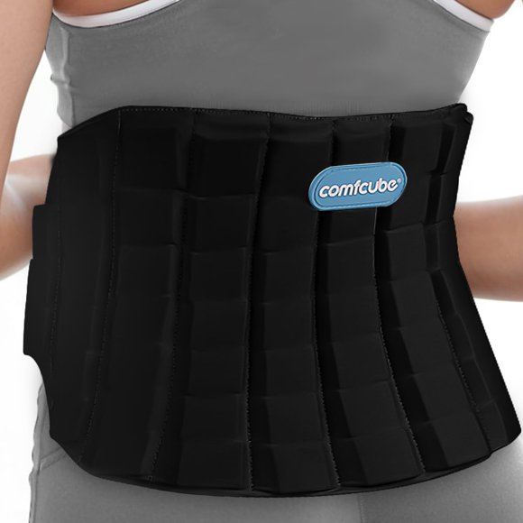 Compresa fría flexible para espalda comfcube, negra