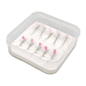 Ioensy - 10 Piezas De Moscas De Pesca Con Mosca, Cebos De Pesca De Metal Duraderos Para Lubina, Salmón, Perca