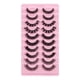 thumbnail image 2 of 10 Pares De Pestañas Rusas DD Curl Curly Eye Lashes Hecho A Mano A, 2 of 5
