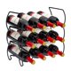 thumbnail image 1 of Portabotellas Sorbus de 3 Niveles, 12 Botellas, Negro, 1 of 9