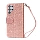 thumbnail image 2 of Funda para FOXDOCK Elegante funda Samsung Galaxy S22 Ultra 5G Glitter con cremallera-Ideal para el uso diario, 2 of 5
