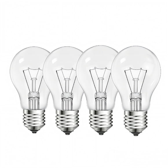Bombilla NABKRA 40W A19 Luz Blanca Cálida - Pack de 4