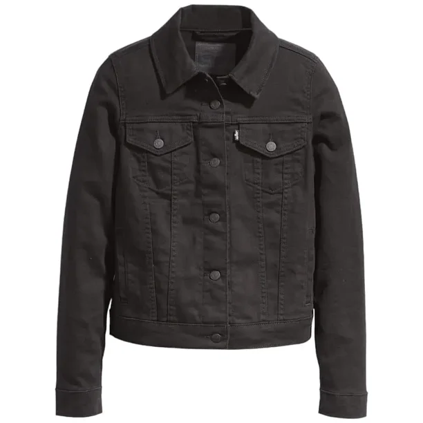 Chaqueta Mujer Original Trucker Negra Denim Levis