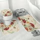 thumbnail image 2 of 1pc/3pcs/4pcs Waterproof Mushroom Iris Shower Curtain Set with Non-Slip Bathroom Rug and Soft Toilet Rug - 71x71 Inches - 12 Hooks - Room Decor and Bathroom Partition - Soft and Durable Fabric - Easy, 2 of 4