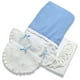 thumbnail image 2 of Juego de Cortina para Baño Celeste 5 Piezas sin Forro, 2 of 3