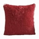 thumbnail image 1 of Pack 2 funda peluda decorativa color vino, 1 of 2