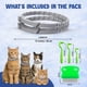 thumbnail image 2 of Collar antipulgas y antigarrapatas para gatos BKRMART, 8 meses, impermeable, 2 unidades, 2 of 7