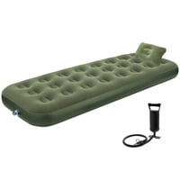 Vidita - Colchón Inflable Individual 1 Plaza Almohada Integrada Con Inflador