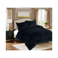 Imac Hogar - Plumon Chiporro De Invierno King Negro