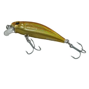 Señuelo Silstar 4Cms 2Grs Sinking Fibra Oro/Rojo A53
