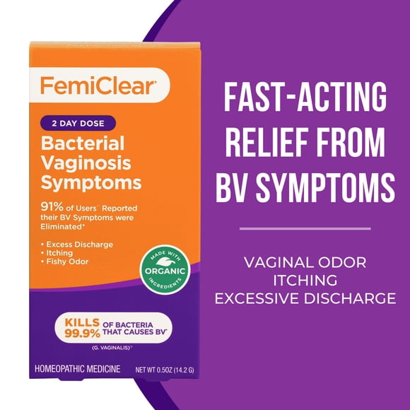 FemiClear Crema Vaginal BV Alivio Síntomas 2 Días 14g