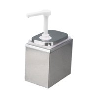 Magideal - Manual De Salsas, Estación De Salsas Para De Ensaladas, Bomba De , Botella, Contenedor De Almacenamiento De Salsas,